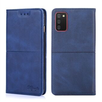 Auto-absorbed Leather Stand Case for Samsung Galaxy A02s (EU Version)