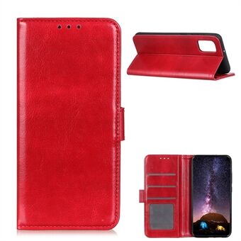 Crazy Horse Wallet Stand Leather Phone Protective Case for Samsung Galaxy A02s (EU Version)