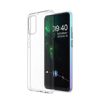 Crystal Clear TPU Cell Phone Case Accessory 1.0mm for Samsung Galaxy A02s (EU Version)