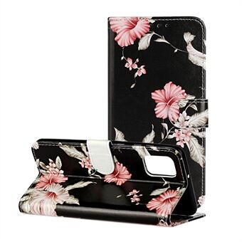 Pattern Printing Leather Protector Cover for Samsung Galaxy A02s (EU Version)