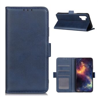 For Samsung Galaxy A32 4G (EU Version) Magnetic Clasp Design Folio Flip Wallet Leather Stand Case