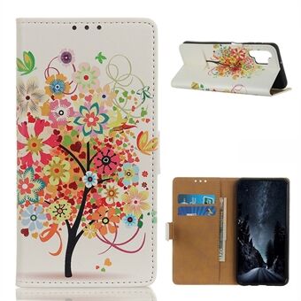 Pattern Printing Stand Leather Protective Phone Case for Samsung Galaxy A32 4G (EU Version)
