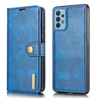DG.MING Detachable 2-in-1 Leather Wallet TPU Case for Samsung Galaxy A32 4G (EU Version) Cover