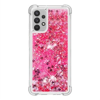 Floating Quicksand Glitter Sequins TPU Cell Phone Protective Case for Samsung Galaxy A32 4G (EU Version)