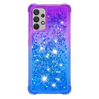 Glitter Moving Quicksand Shockproof Unique Gradient Color Phone Case for Samsung Galaxy A32 4G (EU Version)