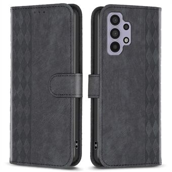 Stand Cover for Samsung Galaxy A32 4G (EU Version) Imprinting Pattern Folio Flip Phone Case with Wallet