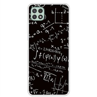 Clear Pattern Printing Design Soft Flexible TPU Thin Shockproof Protective Cover Case for Samsung Galaxy A22 5G (EU Version)