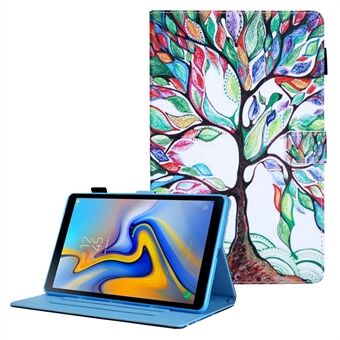 Pattern Printing Leather Tablet Case Stand with Card Holder for Samsung Galaxy Tab A7 Lite 8.7 (2021) T220/T225