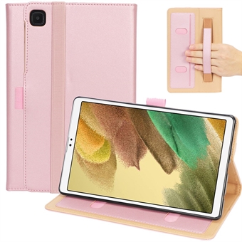 Business Style Handheld PU Leather Stand Tablet Cover with Card Slots for Samsung Galaxy Tab A7 Lite 8.7-inch