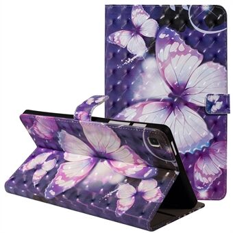 Pattern Printing Tablet Series-1 3D Pattern Printing Auto Wake/Sleep Leather Tablet Stand Protective Case Shell for Samsung Galaxy Tab A7 Lite 8.7-inch/T225/T220