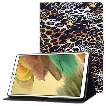 For Samsung Galaxy Tab A7 Lite 8.7-inch (T220 / T225) Shockproof Case PU Leather Tablet Cover Pattern Printed Magnetic Cover with Stand / Card Slots