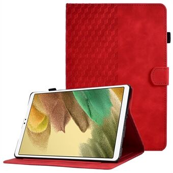 For Samsung Galaxy Tab A7 Lite 8.7-inch (T220 / T225) Protective Anti-Fall Case Auto Wake / Sleep Folio Flip Cover Pattern Imprinted Tablet Case with Card Slots / Stand