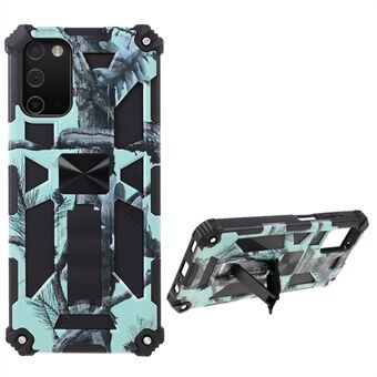 Camouflage Design Well-Protected Detachable 2 in 1 Drop-proof Phone Shell for Samsung Galaxy A03s (166.5 x 75.98 x 9.14mm)