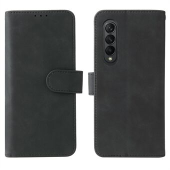 Skin-touch Wallet Stand Leather Case Phone Protective Cover for Samsung Galaxy Z Fold3 5G