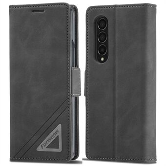 FORWENW F3-Series For Samsung Galaxy Z Fold3 5G Anti-fall Flip Wallet Case PU Leather Protective Cover with Stand Phone Shell