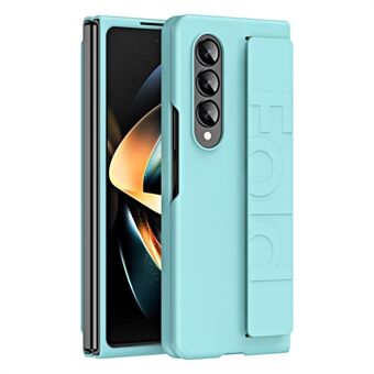 Shockproof Case for Samsung Galaxy Z Fold3 5G Anti-Fall Hard PC Phone Case Rubberized Protective Case with Elastic Strap