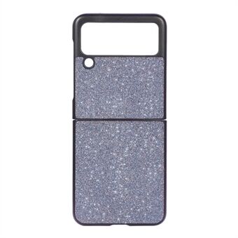 Flash Powder Slim Light Anti-Drop PU Leather + PC Phone Protective Cover Case for Samsung Galaxy Z Flip3 5G