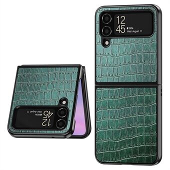 AIORIA For Samsung Galaxy Z Flip3 5G Crocodile Texture PU Leather + PC + TPU Phone Protective Case Drop-proof Cover
