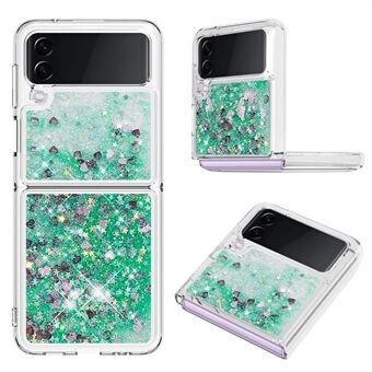 YB Quicksand Series-1 for Samsung Galaxy Z Flip3 5G, Anti-wear TPU Phone Case Liquid Quicksand Back Cover