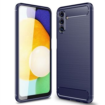 Carbon Fiber Brushed Texture Light Slim Soft TPU Anti-fingerprint Non-slip Protective Case for Samsung Galaxy A13 5G / A04s 4G (164.7 x 76.7 x 9.1 mm)