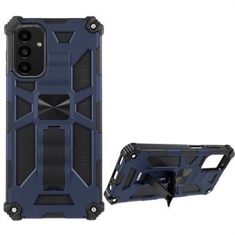 Military Grade Built-in Kickstand Drop-proof Well-protected Hybrid Hard PC Soft TPU Phone Case Shell for Samsung Galaxy A13 5G / A13 4G / A04 4G (164.4 x 76.3 x 9.1 mm) / A04s 4G (164.7 x 76.7 x 9.1 mm)