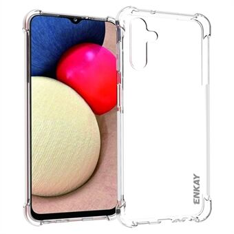 ENKAY HAT PRINCE for Samsung Galaxy A13 5G / A04s 4G (164.7 x 76.7 x 9.1 mm) Reinforced Corners Anti-slip Side Edge Crystal Clear Protective Cover Soft TPU Phone Case