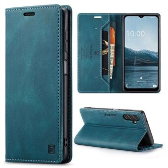 AUTSPACE A01 Series for Samsung Galaxy A13 5G / A04s 4G (164.7 x 76.7 x 9.1 mm) Protective Shell, Scratch Proof RFID Blocking Magnetic Closure Vintage Frosted PU Leather Wallet Stand Flip Cover