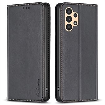 BINFEN COLOR BF18 PU Leather Case for Samsung Galaxy A13 4G / 5G , Card Slot Stand Magnetic Flip Phone Cover