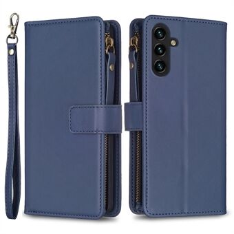 BF Style-19 for Samsung Galaxy A13 5G Phone Case Zipper Pocket PU Leather Phone Cover with Stand Wallet
