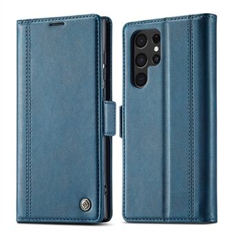 LC.IMEEKE PU Leather Cover Stand Wallet Double Magnetic Clasps Phone Case Shell for Samsung Galaxy S22 Ultra 5G