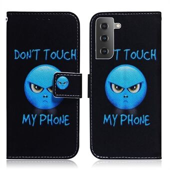Pattern Printing Design Stand Flip Magnetic Clasp PU Wallet Phone Case for Samsung Galaxy S22 5G