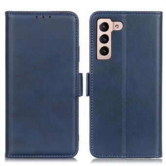 Shockproof Well-Protected Stylish Side Magnetic Clasp PU Leather Wallet Stand Case Phone Shell for Samsung Galaxy S22 5G