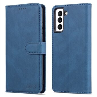 AZNS Wallet Stand Leather Case Magnetic Closure Anti-fall Flip Phone Case Protector for Samsung Galaxy S22 5G