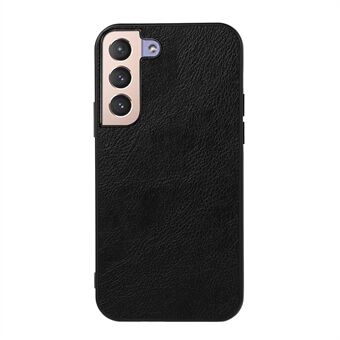 PU Leather Coated Litchi Texture TPU + PC Scratch-resistant Phone Case Cover for Samsung Galaxy S22 5G
