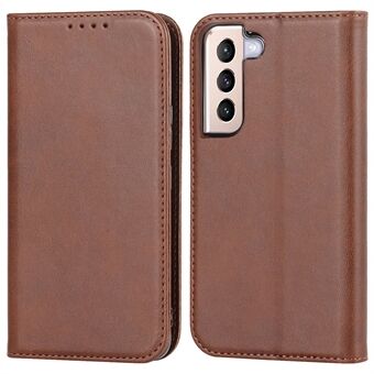 PU Leather + TPU Full Protection Phone Case for Samsung Galaxy S22 5G, Stand Wallet Auto Closure Magnetic Cover