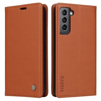 YIKATU YK- 001 for Samsung Galaxy S22 5G Magnetic Auto Closing Phone Cover PU Leather Shockproof Wallet Stand Case