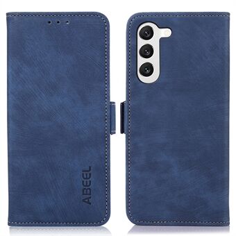 ABEEL Wallet Phone Cover For Samsung Galaxy S22 5G , Anti-Scratch Retro Texture PU Leather Phone Stand Case