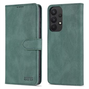 AZNS for Samsung Galaxy A33 5G Well-protected Scratch-resistant PU Leather Wallet Stand Phone Case Shell