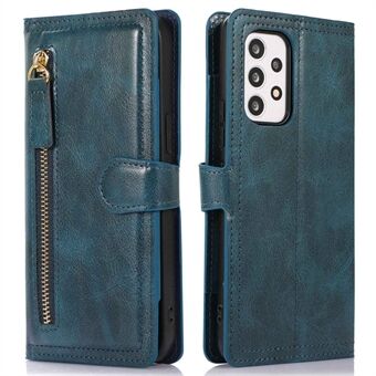 Full Protection Phone Case For Samsung Galaxy A33 5G, Zipper Pocket Wallet Phone Flip Leather Cover Card Holder with Magnetic Buckle