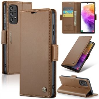 CASEME 023 Series For Samsung Galaxy A33 5G PU Leather Wallet Phone Case Stand RFID Blocking Litchi Texture Magnetic Cover