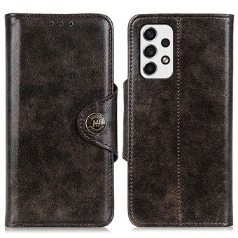 KHAZNEH PU Leather Magnetic Clasp Flip Phone Case Protective Cover with Stand Wallet for Samsung Galaxy A53 5G