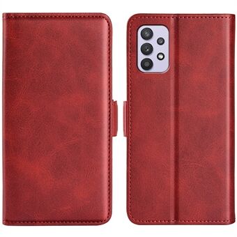 Flip Folio PU Leather Cover Stand Case with Double Magnetic Clasps with Wallet Feature for Samsung Galaxy A53 5G