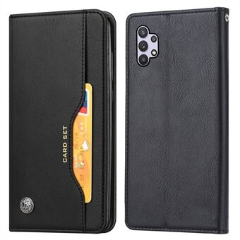 For Samsung Galaxy A53 5G Practical Wallet Stand Design Auto-absorbed Leather Protective Phone Cover