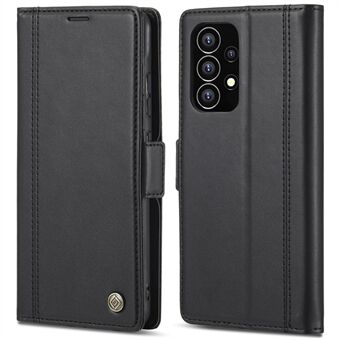LC.IMEEKE Double Magnetic Clasps PU Leather Foldable Stand Phone Case Cover with Wallet for Samsung Galaxy A53 5G