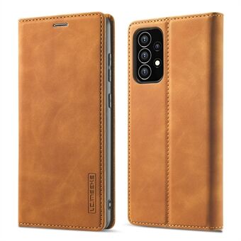 LC.IMEEKE Strong Magnetic Auto Closing PU Leather + TPU Stand Wallet Phone Case Phone Shell for Samsung Galaxy A53 5G
