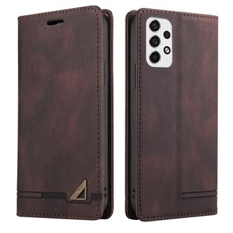GQ.UTROBE 008 Series Well-protected RFID Blocking PU Leather Cell Phone Cover Skin Touch Magnetic Auto-absorbed Phone Case with Stand Wallet for Samsung Galaxy A53 5G