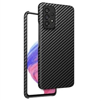 IMAK Ruiyi Series for Samsung Galaxy A33 5G Anti-drop Phone Case Carbon Fiber Texture Scratch-resistant PC Hard Back Cover