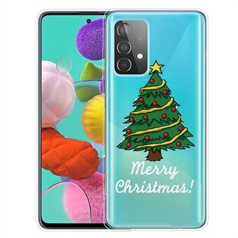 For Samsung Galaxy A53 5G Christmas Case Xmas Pattern Printing Soft TPU Slim Drop Proof Protection Phone Cover