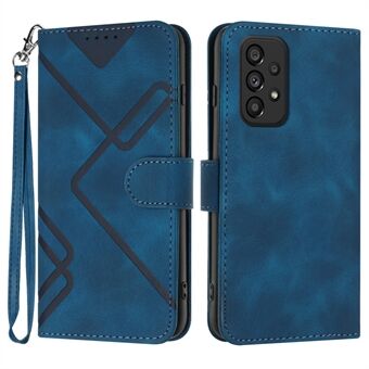 YX0040 For Samsung Galaxy A53 5G Phone Stand Case Imprinted Pattern PU Leather Cover Wallet