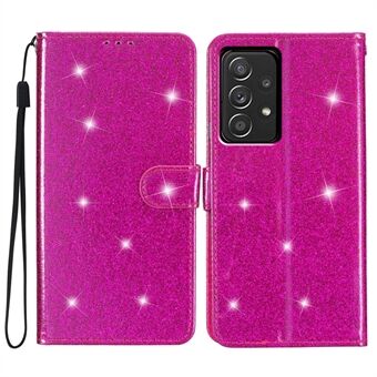 For Samsung Galaxy A53 5G Glittery PU Leather Case Folio Flip Wallet Stand Phone Cover